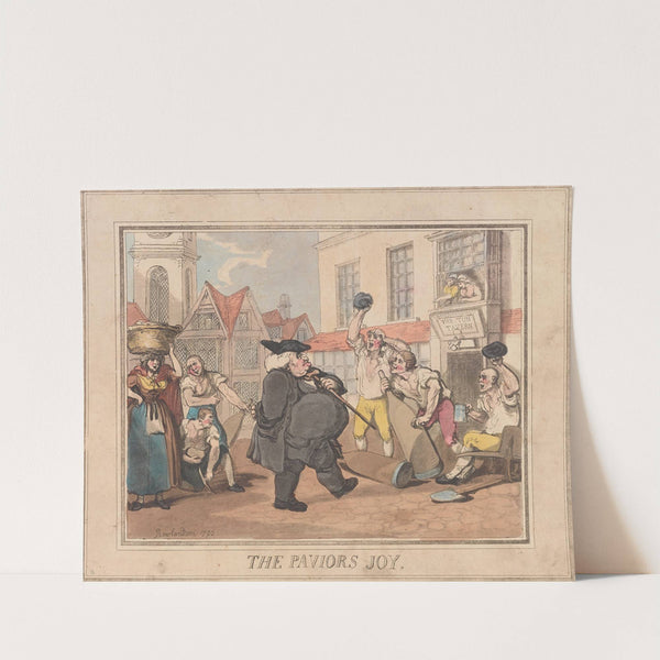 The paviors joy (1792) by Thomas Rowlandson
