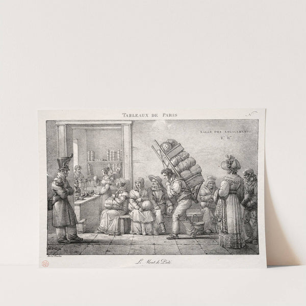 The Pawnshop (1820s) by Jean Henri Marlet