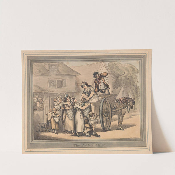 The pea cart by Thomas Rowlandson