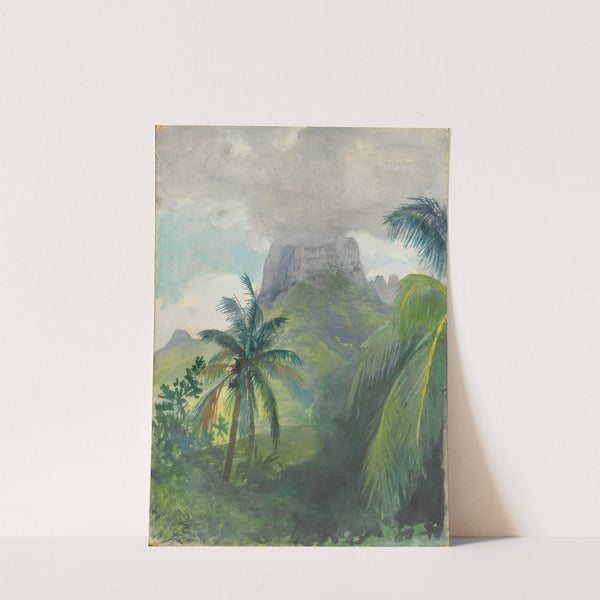 The Peak of Maua Roa. Noon. Island of Moorea. Society Islands. Uponohu by John La Farge
