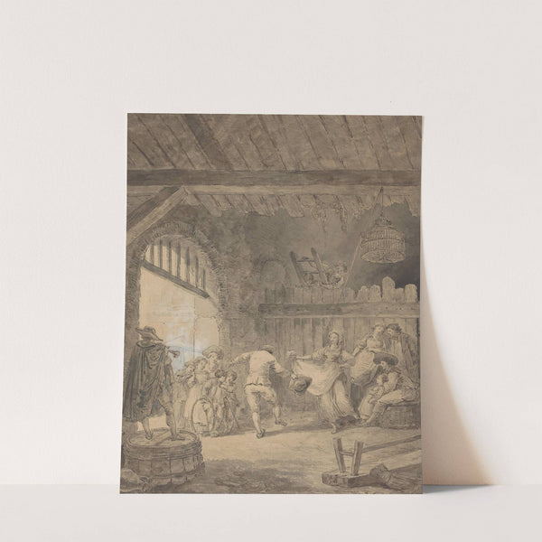 The Peasant Dance (c. 1770-1775) by Hubert Robert