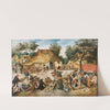 The Peasant Wedding (1550s) by Pieter Brueghel The Younger