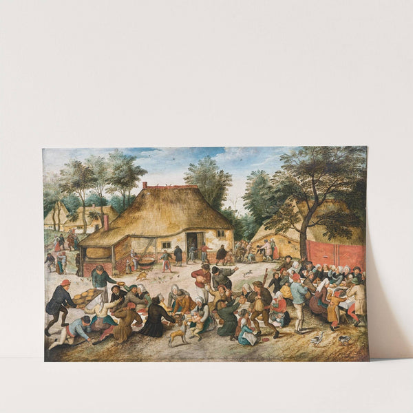 The Peasant Wedding (1550s) by Pieter Brueghel The Younger