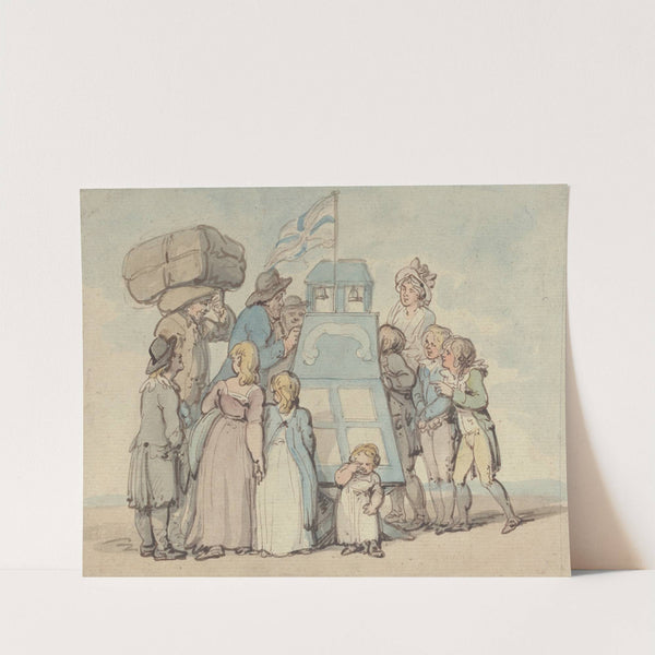 The Peep Show by Thomas Rowlandson