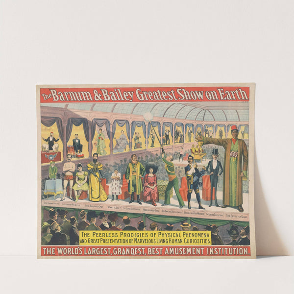 The peerless prodigies of physical phenomena and great presentation of marvelous living human curiosities (1899) by Strobridge & Co. Lith.