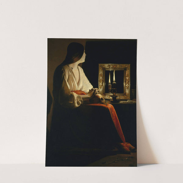 The Penitent Magdalen by Georges de La Tour