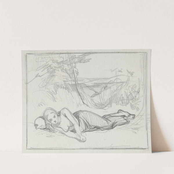 The Penitent Magdalene by Paul Gavarni