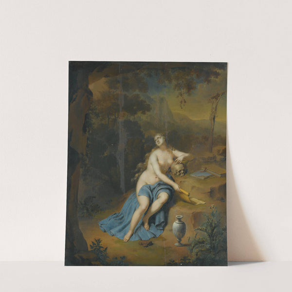 The Penitent Mary Magdalene In A Landscape by Willem Van Mieris