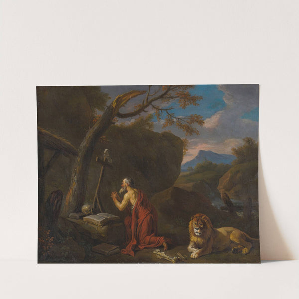 The Penitent Saint Jerome by Pieter van Bloemen