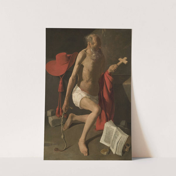 The Penitent St Jerome by Georges de La Tour