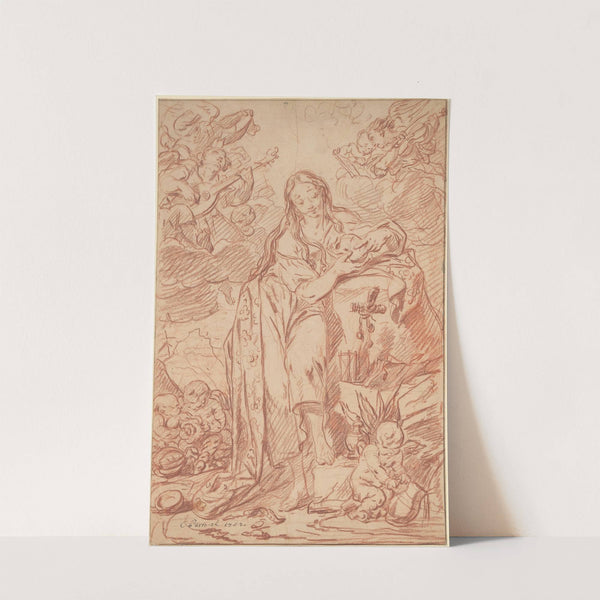 The Penitent St. Mary Magdalen by Charles Parrocel