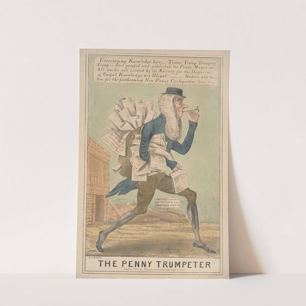 The Penny Trumpeter!. (1832) by Charles Jameson Grant