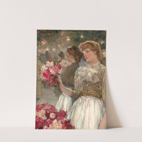 The Peony Girl (1889) by Childe Hassam