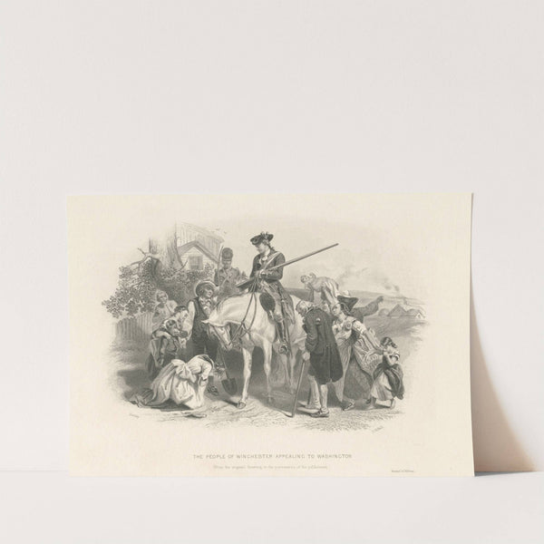 The people of Winchester appealing to Washington. by Felix Octavius Carr Darley