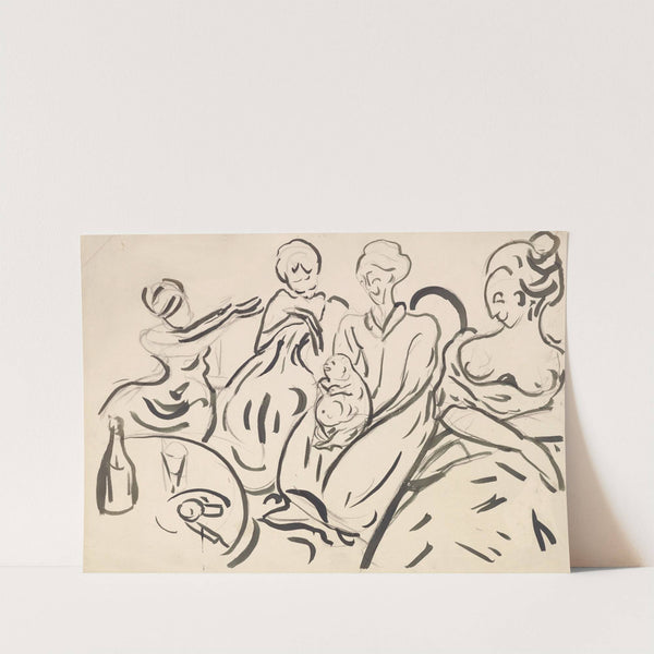 The pet pig (1908-1910) by Edvard Munch