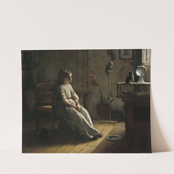 The Pets (1856) by Eastman Johnson