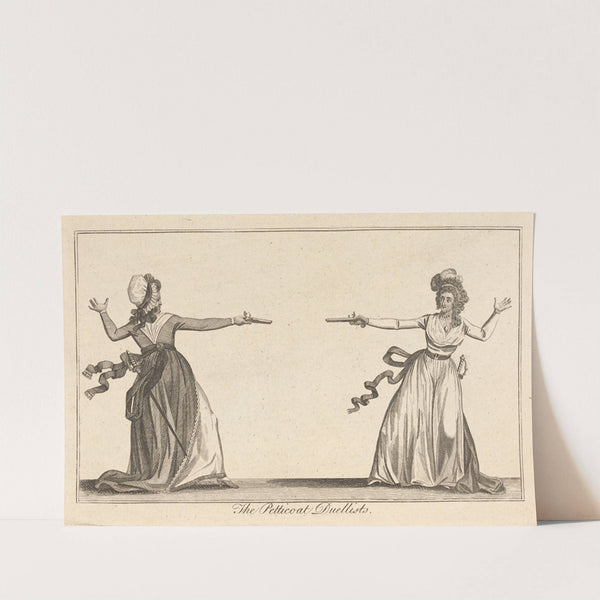 The petticoat duelists. (1792)