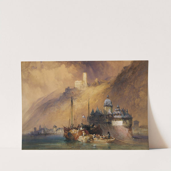 The Phalz Castle on the Rhine by William Callow