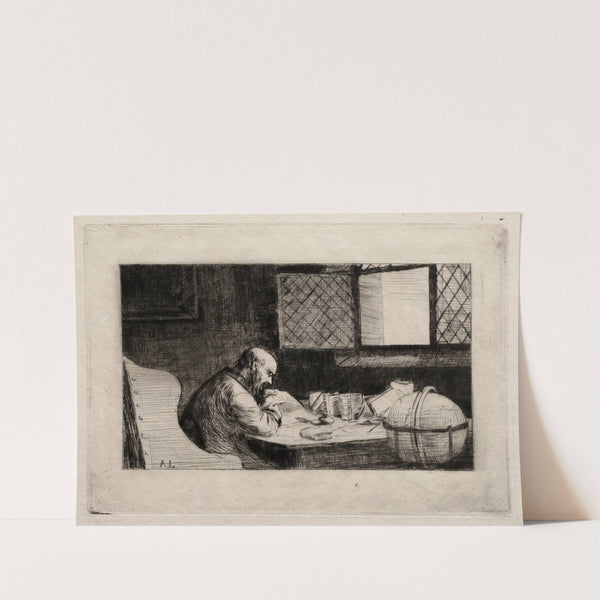 The Philosopher (c. 1857–1911) by Alphonse Legros