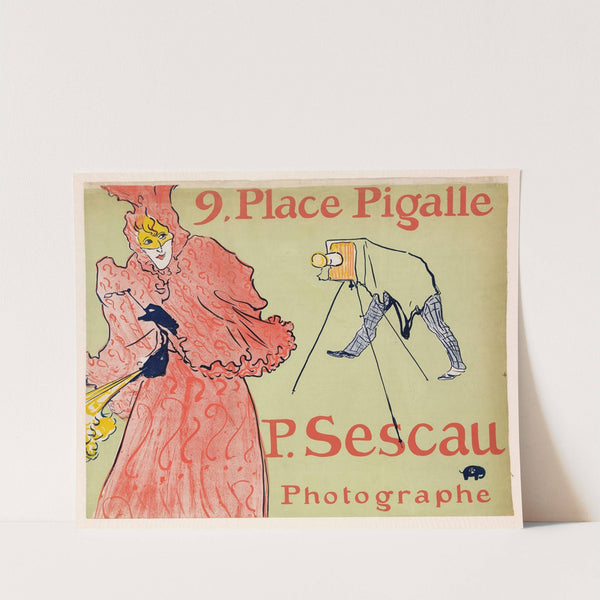 The Photographer Sescau by Henri de Toulouse-Lautrec