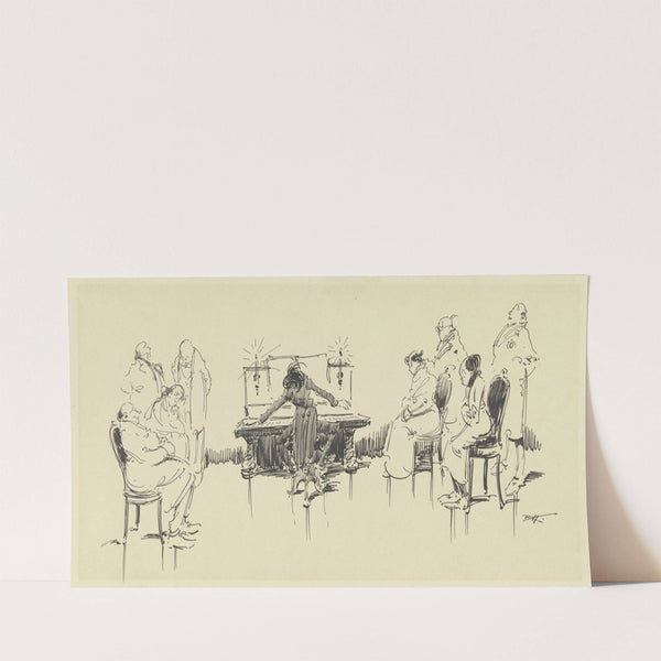 The piano player by Rudolf Hesse