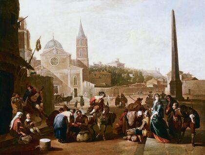 The Piazza del Popolo, Rome
