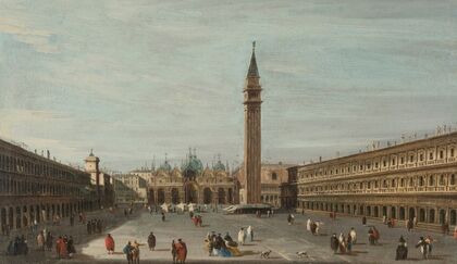 The Piazza San Marco, Venice, looking east