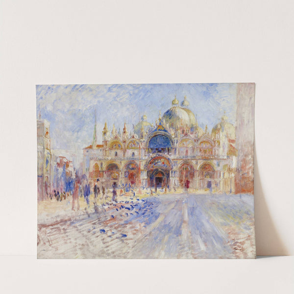 The Piazza San Marco, Venice by Pierre-Auguste Renoir