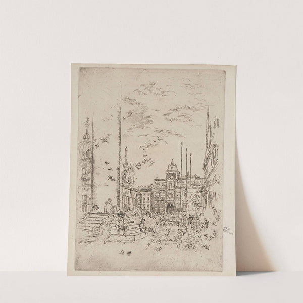 The Piazzetta (1879-1880) by James Abbott McNeill Whistler
