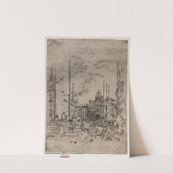 The Piazzetta (1880) by James Abbott McNeill Whistler