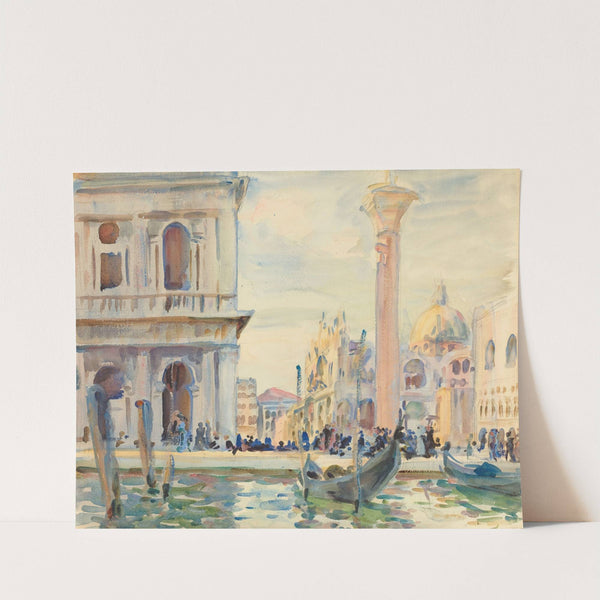 The Piazzetta by John Singer Sargent