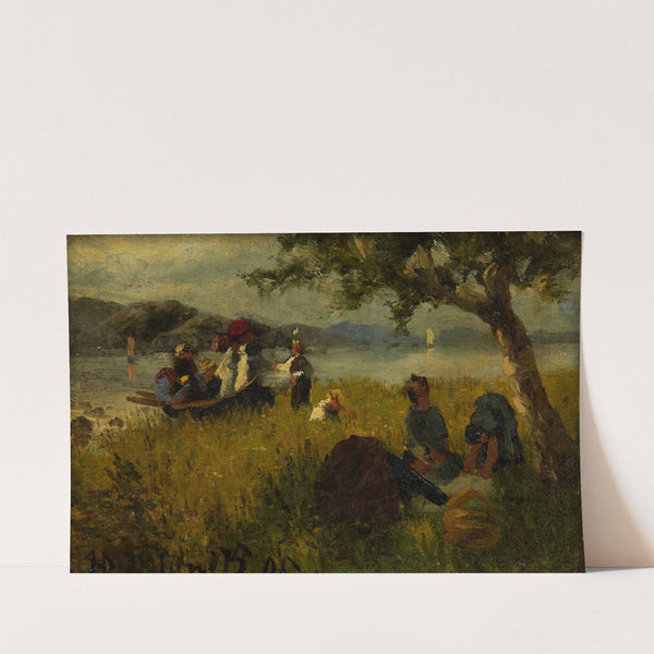 The Picnic (1875) by Hans Dahl