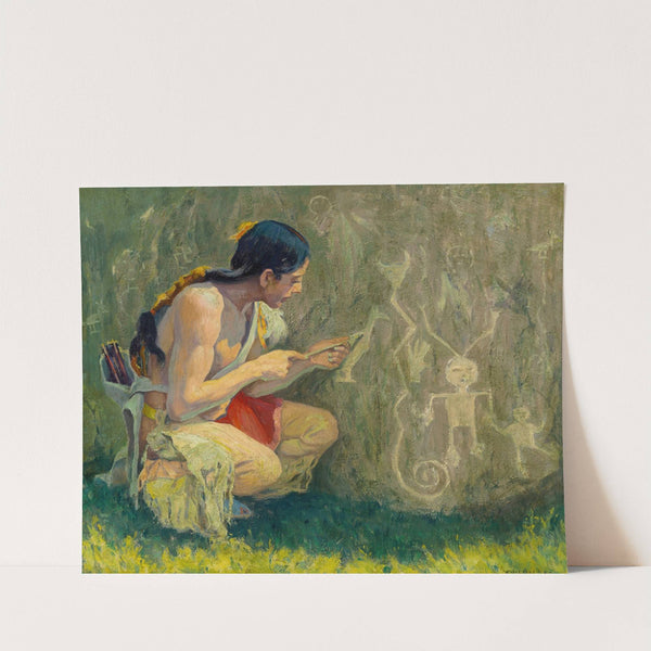 The Pictographs (1919) by Eanger Irving Couse