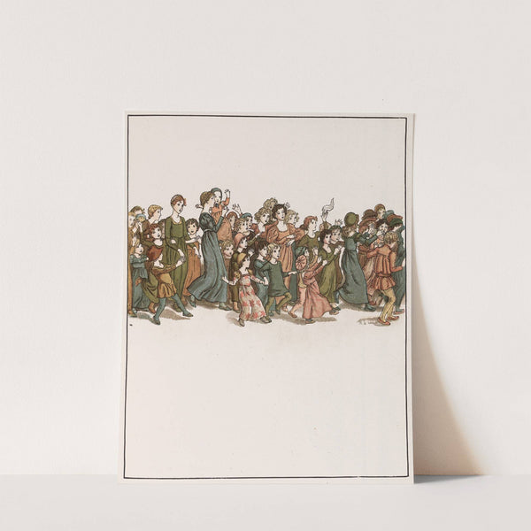 The Pied Piper of Hamelin Pl 33 (1910) by Kate Greenaway