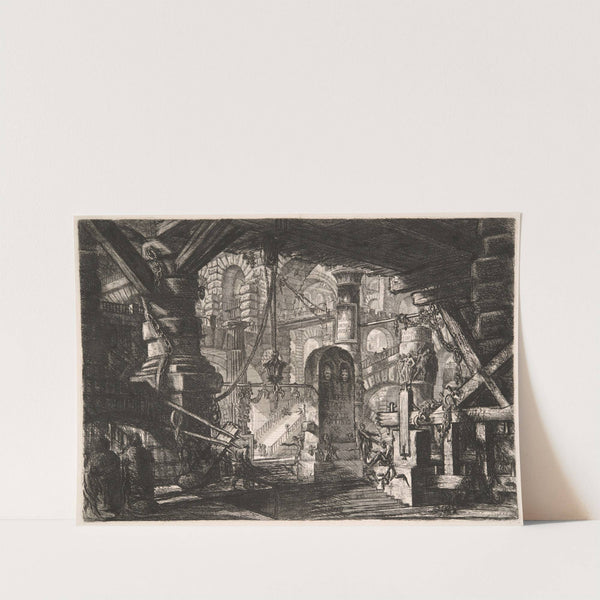 The Pier with Chains by Giovanni Battista Piranesi