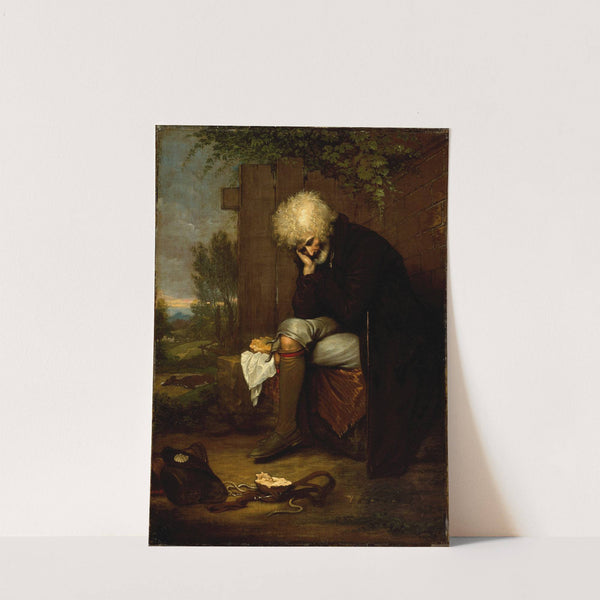 The Pilgrim Mourning His Dead Ass (1800) by Benjamin West