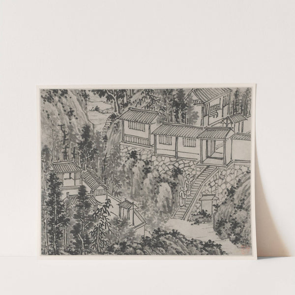 The Pine Retreat, from Twelve Views of Tiger Hill, Suzhou (after 1490) by Shen Zhou