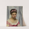 The Pink Ribbon (1871) by Adolphe-Alexandre Lesrel