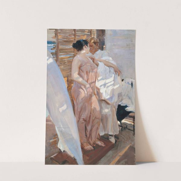 The Pink Robe by Joaquín Sorolla
