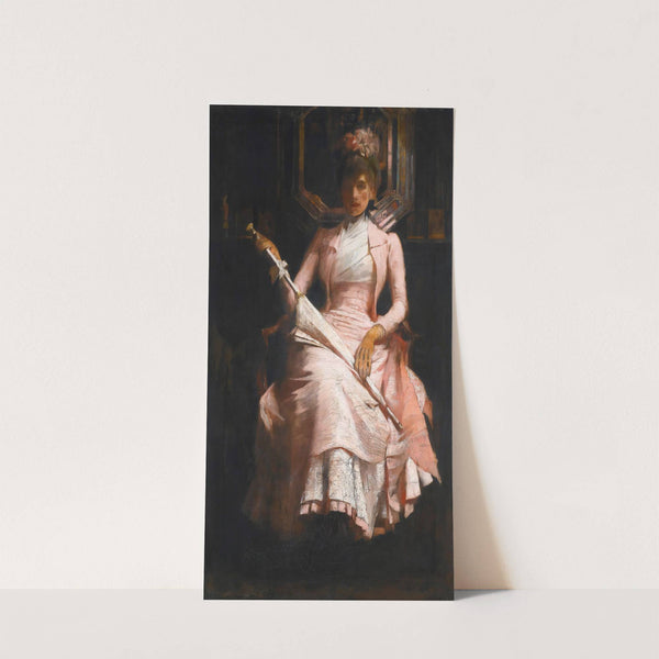 The Pink Silk Dress by James Jebusa Shannon