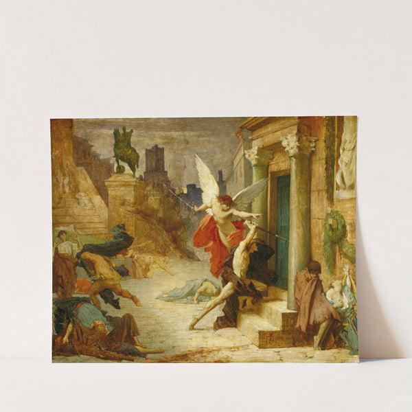 The Plague in Rome by Jules Elie Delaunay