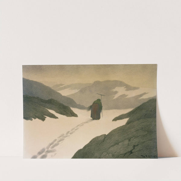 The Plague On The Mountain by Theodor Kittelsen