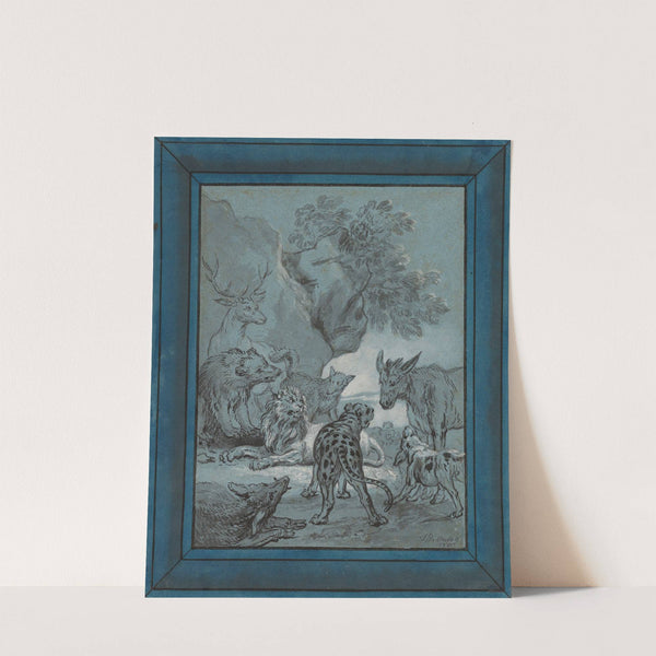 The Plague-stricken Animals by Jean-Baptiste Oudry