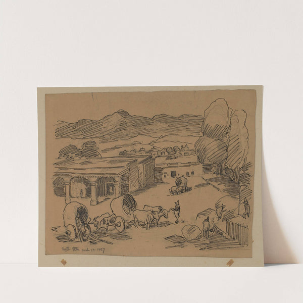 The Plains of Etla (1927) by George Overbury Hart