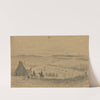 The plains of Manassas, looking towards the Bull Run Mountains, from Gen. T.F. Meagher's headquarters by Edwin Forbes