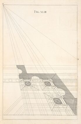 The plan of the fortieth figure in perspective.
