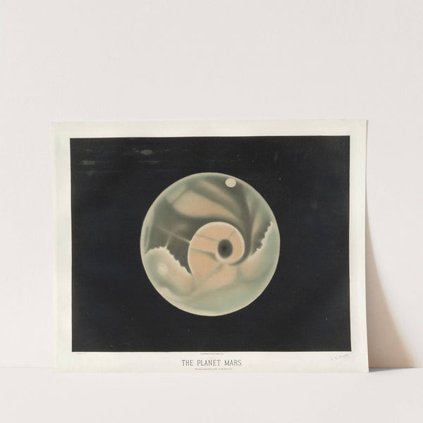 The planet Mars by Étienne Léopold Trouvelot