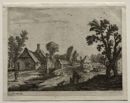 The Plank over the Stream (c. 1650)