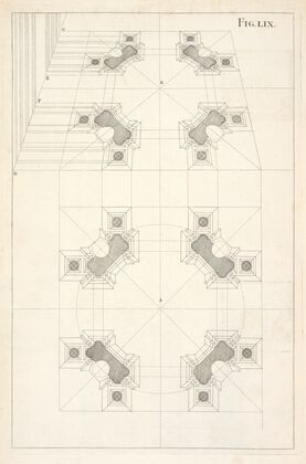 The plans of an octangular tabernacle.