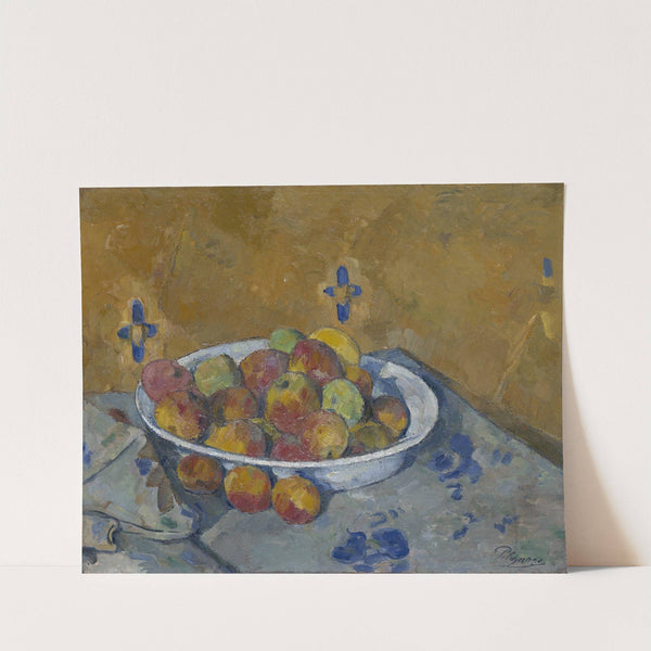 The Plate of Apples (c. 1877) by Paul Cézanne